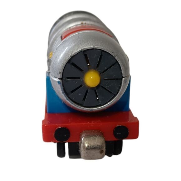 Thomas Wooden Railway Jet Engine Train 2004 Gullane Limited Learning Curve Metal - Picture 9 of 15